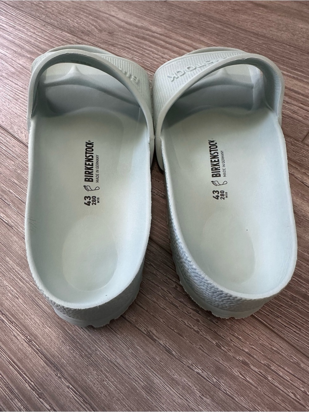 Birkenstock EVA Slide Sandals in Mint Green Size Men’s 10 EUC - Picture 4 of 5